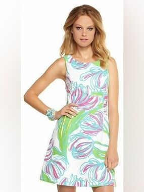 Lilly Pulitzer Bella Ring The Bellboy Ottoman Printed Fit & Flare Dress